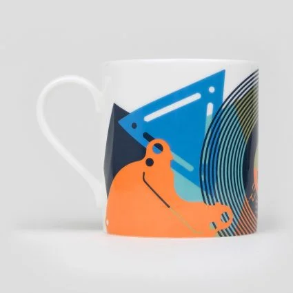 graphic fine bone china mug SKALA by imagesurgery