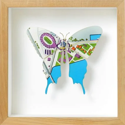 Six Butterfly Artwork Nº5 - imagesurgery